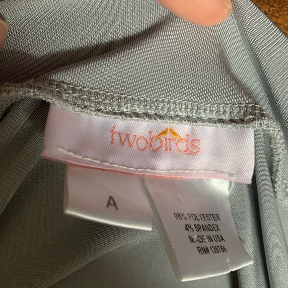 Twobirds Classic Ballgown in Silver - Picture 4 of 5